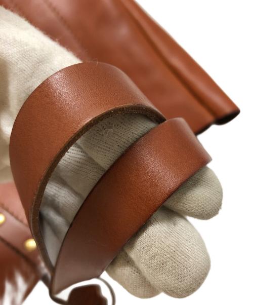 Herz（ヘルツ）Herz (ヘルツ) レザーバッグ ブラウンの古着・服飾アイテム