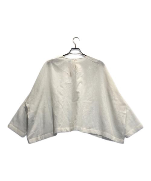 KAGURE（カグレ）KAGURE (カグレ) ウールガーゼワイドプルオーバー アイボリー サイズ:Free 未使用品の古着・服飾アイテム