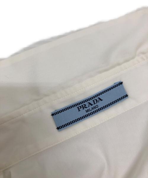 PRADA（プラダ）PRADA (プラダ) パフスリーブシャツ ホワイト サイズ:40の古着・服飾アイテム