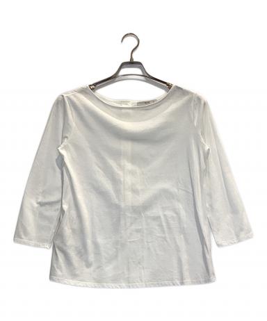 良品 PRADA プラダ ボリュームスリーブ バックリボン Tシャツ カットソー サイズXS ネイビー レディース 古着 中古 USED 中古・古着通販】PRADA (プラダ) ロングスリーブカットソー ネイビー