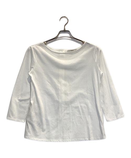 PRADA（プラダ）PRADA (プラダ) バックスリットカットソー ホワイト サイズ:XSの古着・服飾アイテム