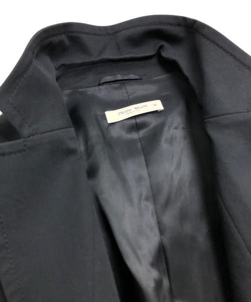 PRADA（プラダ）PRADA (プラダ) テーラードジャケット ブラック サイズ:38の古着・服飾アイテム