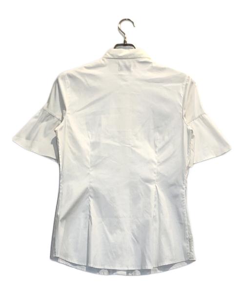 PRADA（プラダ）PRADA (プラダ) 半袖シャツ ホワイト サイズ:42(M～L相当)の古着・服飾アイテム