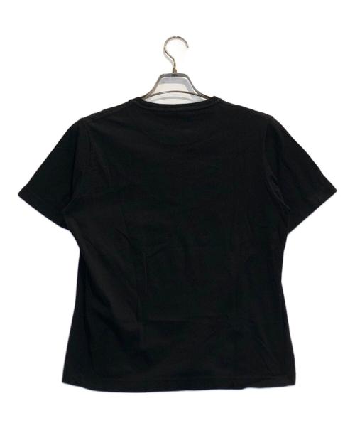 GUCCI（グッチ）GUCCI (グッチ) ロゴ刺繍tシャツ ブラック サイズ:Ｍの古着・服飾アイテム