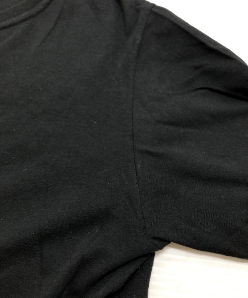 GUCCI（グッチ）GUCCI (グッチ) ロゴ刺繍tシャツ ブラック サイズ:Ｍの古着・服飾アイテム