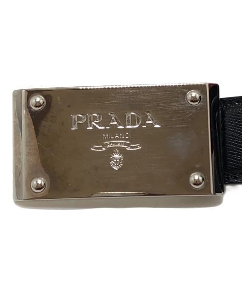 PRADA（プラダ）PRADA (プラダ) レザーベルト ブラック サイズ:32/80の古着・服飾アイテム