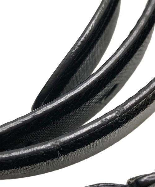 PRADA（プラダ）PRADA (プラダ) レザーベルト ブラック サイズ:32/80の古着・服飾アイテム