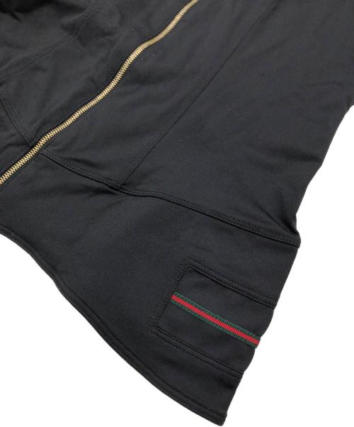 GUCCI（グッチ）GUCCI (グッチ) ジップアップカーディガン ブラック サイズ:Sの古着・服飾アイテム
