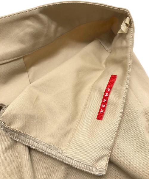 PRADA（プラダ）PRADA (プラダ) ベルト付スカート ベージュ サイズ:40(M〜Lサイズ相当)の古着・服飾アイテム