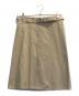 PRADA（プラダ）の古着「ベルト付スカート」｜ベージュ