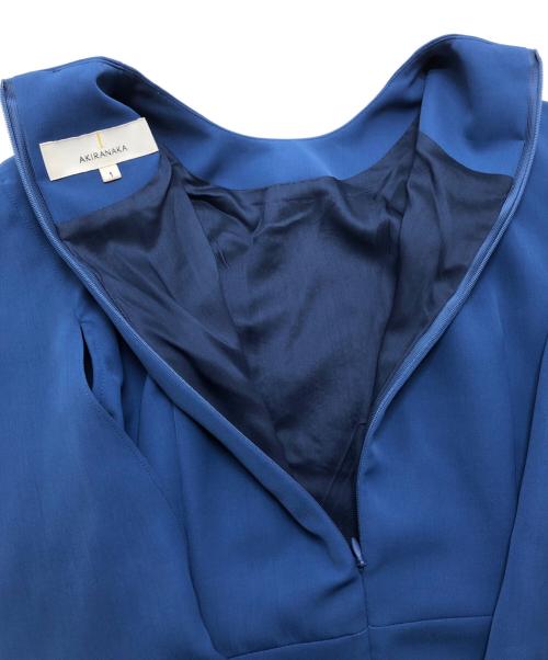 AKIRA NAKA（アキラナカ）AKIRA NAKA (アキラナカ) Itzel twist sleeves dress BL ブルー サイズ:1の古着・服飾アイテム