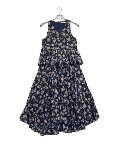 MARIHA（マリハ）MARIHA (マリハ) ノースリーブワンピース ネイビー サイズ:表記なしの古着・服飾アイテム