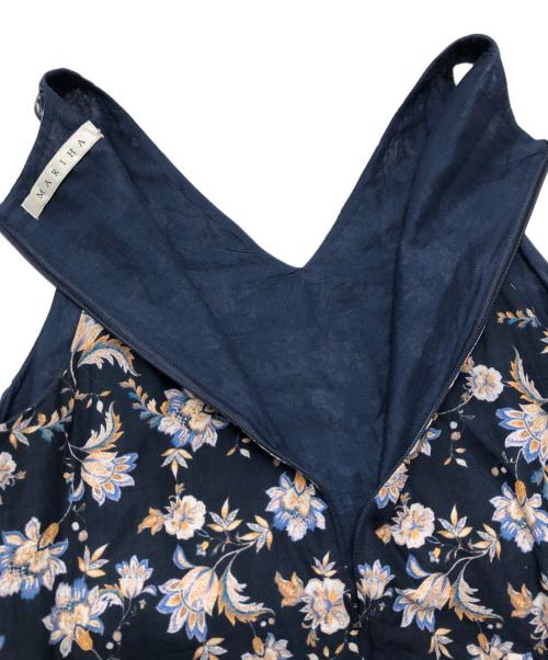 MARIHA（マリハ）MARIHA (マリハ) ノースリーブワンピース ネイビー サイズ:表記なしの古着・服飾アイテム