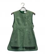 Mame Kurogouchiマメクロゴウチ）の古着「ブラウス」｜グリーン