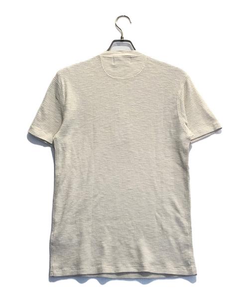 RRL（ダブルアールエル）RRL (ダブルアールエル) ワッフルヘンリーネックカットソー ホワイト サイズ:Mの古着・服飾アイテム
