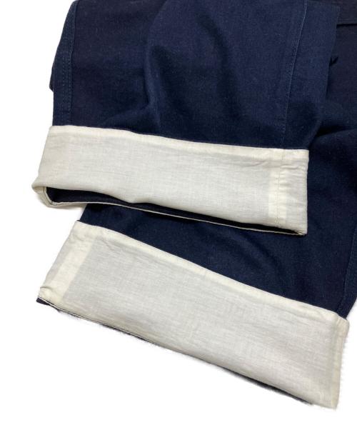 tricot COMME des GARCONS（トリココムデギャルソン）tricot COMME des GARCONS (トリココムデギャルソン) ポケットデザインワイドパンツ ネイビー サイズ:Sの古着・服飾アイテム