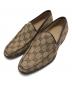 GUCCI（グッチ）の古着「GGキャンバスローファー」｜ベージュ