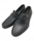 GUCCIグッチ）の古着「ホースビットローファー」｜ブラック