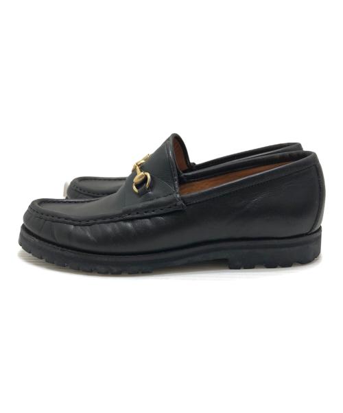 GUCCI（グッチ）GUCCI (グッチ) ビットローファー ブラック サイズ:35(22.5CM)の古着・服飾アイテム