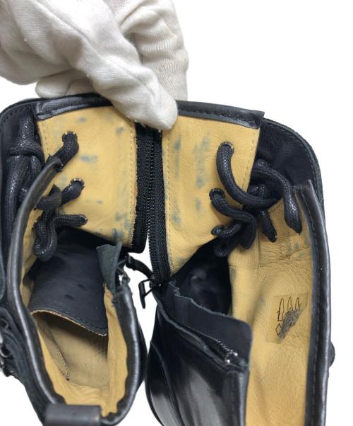 ARMANI（アルマーニ）ARMANI (アルマーニ) サイドジップブーツ ブラック サイズ:35(22.5CM)の古着・服飾アイテム