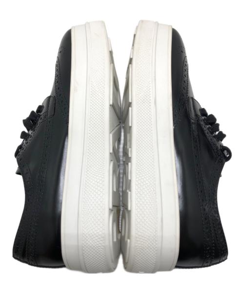 PRADA（プラダ）PRADA (プラダ) レースアップシューズ ブラック サイズ:35(22.5CM)の古着・服飾アイテム