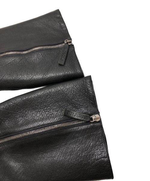 PRADA（プラダ）PRADA (プラダ) ロングブーツ ブラック サイズ:35 1/2の古着・服飾アイテム