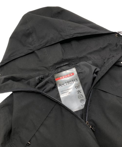 PRADA SPORTS（プラダスポーツ）PRADA SPORTS (プラダスポーツ) Zip-Up Hood Jacket ブラック サイズ:38の古着・服飾アイテム