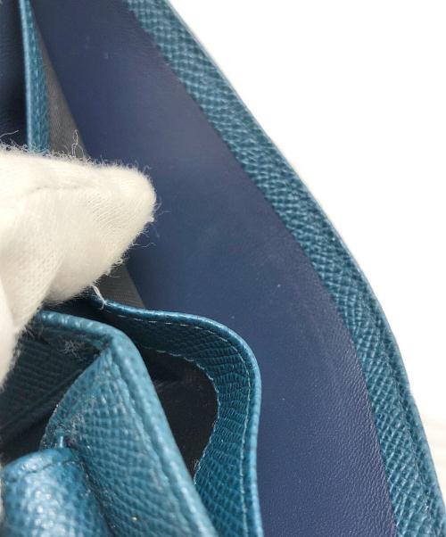 BVLGARI BVLGARI MAN（ブルガリブルガリ マン）BVLGARI BVLGARI MAN (ブルガリブルガリ マン) 2つ折り財布 グリーン サイズ:表記なしの古着・服飾アイテム