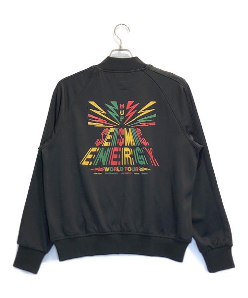 HUF（ハフ）HUF (ハフ) SEISMIC BASS TRACK JACKET ブラック サイズ:Mの古着・服飾アイテム