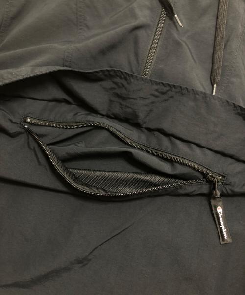 UNDEFEATED（アンディフィーテッド）UNDEFEATED (アンディフィーテッド) Champion (チャンピオン) アノラックパーカー ブラック サイズ:Sの古着・服飾アイテム
