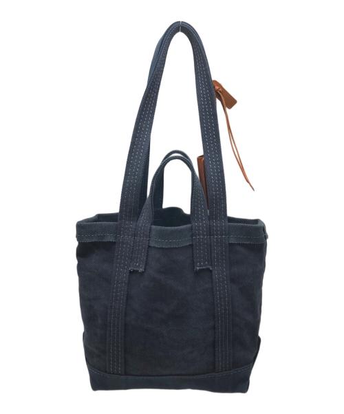 genten（ゲンテン）genten (ゲンテン) セルビッジトート2 小 ネイビー サイズ:表記なしの古着・服飾アイテム