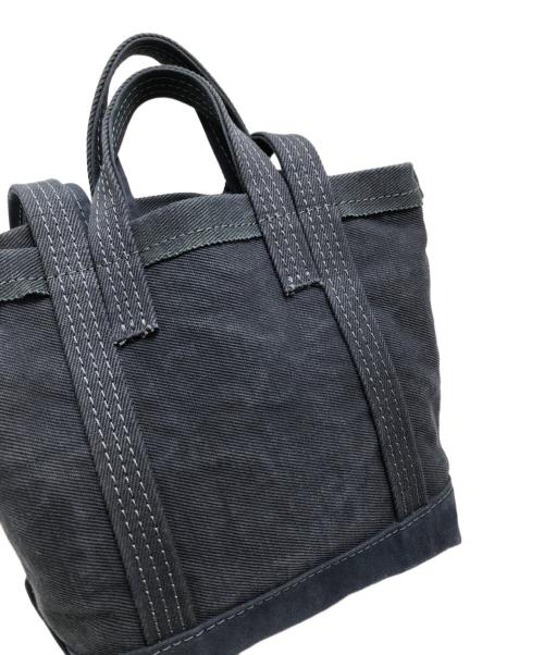 genten（ゲンテン）genten (ゲンテン) セルビッジトート2 小 ネイビー サイズ:表記なしの古着・服飾アイテム