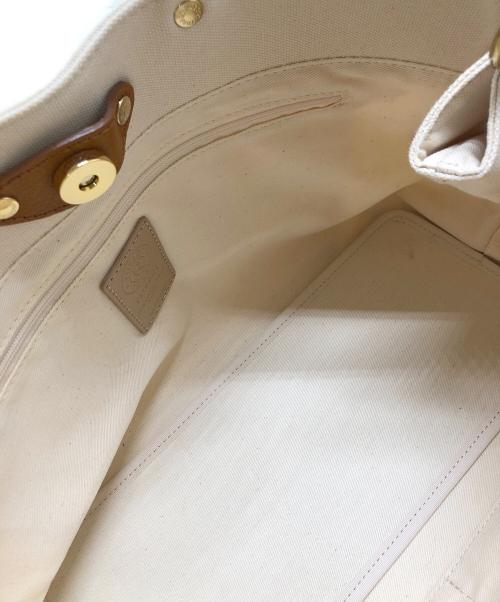 russet（ラシット）russet (ラシット) ナンバリングショッパー アイボリー サイズ:表記なしの古着・服飾アイテム