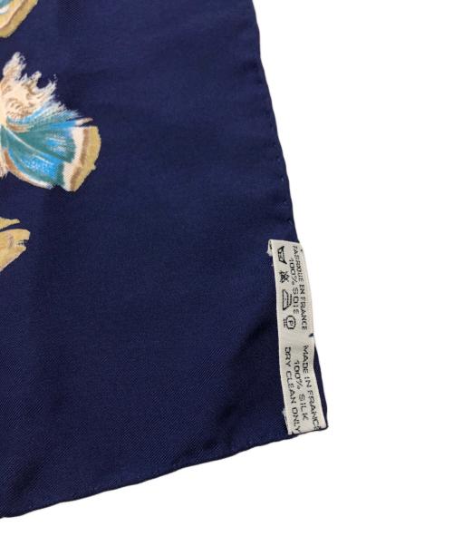 HERMES（エルメス）HERMES (エルメス) シルクスカーフ ブルー サイズ:表記なしの古着・服飾アイテム