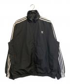 adidasアディダス）の古着「ファイヤーバード オーバーサイズド トラックトップ」｜ブラック
