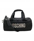 MOSCHINOモスキーノ）の古着「ナイロントラベルダッフルバッグ」｜ブラック