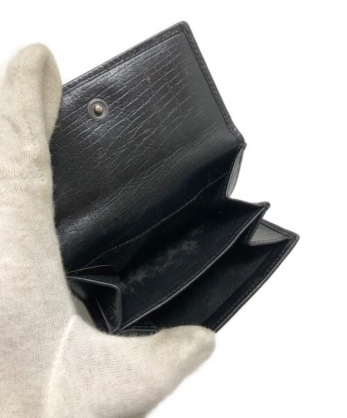GUCCI（グッチ）GUCCI (グッチ) バンブークリップ付き3つ折り財布 ブラック サイズ:表記なしの古着・服飾アイテム
