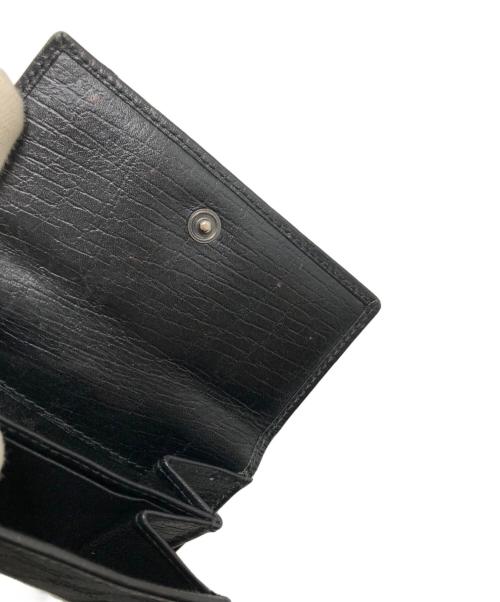 GUCCI（グッチ）GUCCI (グッチ) バンブークリップ付き3つ折り財布 ブラック サイズ:表記なしの古着・服飾アイテム