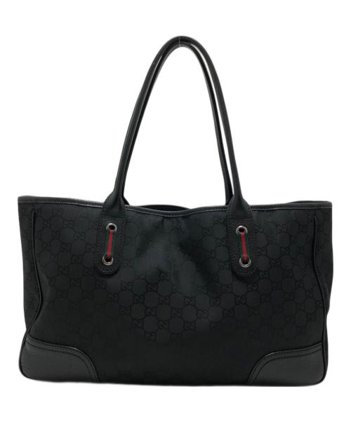 GUCCI（グッチ）GUCCI (グッチ) ハンドバッグ ブラック サイズ:表記なしの古着・服飾アイテム