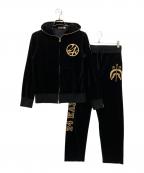 A BATHING APE×24karatsアベイシングエイプ×トゥエンティーフォーカラッツ）の古着「ベロアセットアップ」｜ブラック