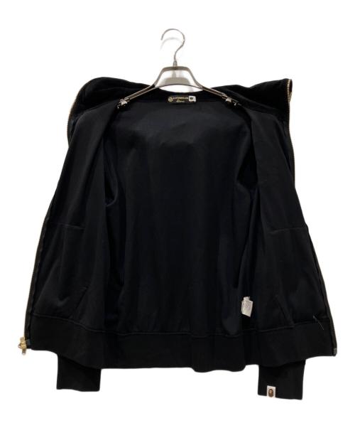 A BATHING APE（アベイシングエイプ）A BATHING APE (アベイシングエイプ) 24karats (トゥエンティーフォーカラッツ) ベロアセットアップ ブラック サイズ:Sの古着・服飾アイテム