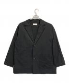 KAGUREカグレ）の古着「コットンテーラードジャケット」｜ブラック