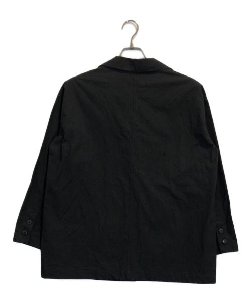 KAGURE（カグレ）kagure (カグレ) コットンテーラードジャケット ブラック サイズ:1の古着・服飾アイテム