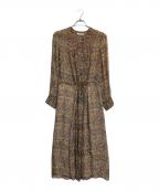 ISABEL MARANT ETOILEイザベルマランエトワール）の古着「総柄ワンピース」｜レッド