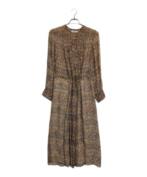 ISABEL MARANT ETOILE（イザベルマランエトワール）ISABEL MARANT ETOILE (イザベルマランエトワール) 総柄ワンピース レッド サイズ:34の古着・服飾アイテム
