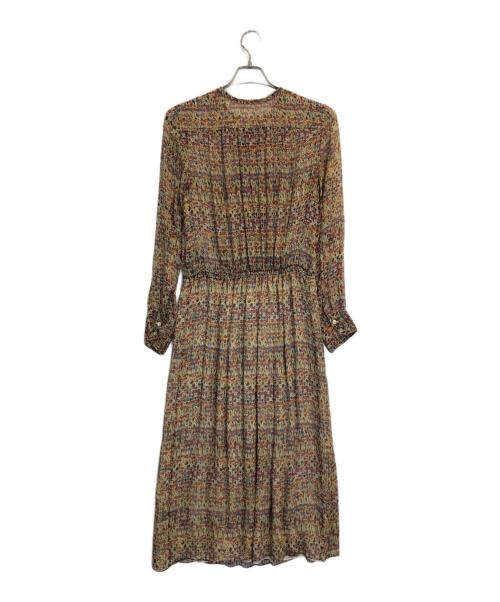 ISABEL MARANT ETOILE（イザベルマランエトワール）ISABEL MARANT ETOILE (イザベルマランエトワール) 総柄ワンピース レッド サイズ:34の古着・服飾アイテム