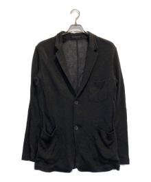 Yohji Yamamoto Costume D’Homme（ヨウジヤマモトコスチュームドオム）の古着「2Bリネンジャケット」｜ブラック