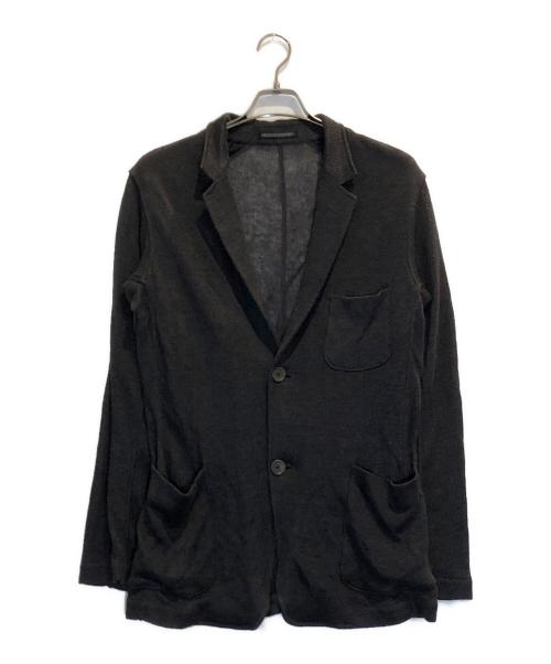 Yohji Yamamoto Costume D’Homme（ヨウジヤマモトコスチュームドオム）Yohji Yamamoto Costume D’Homme (ヨウジヤマモトコスチュームドオム) 2Bリネンジャケット ブラック サイズ:3の古着・服飾アイテム