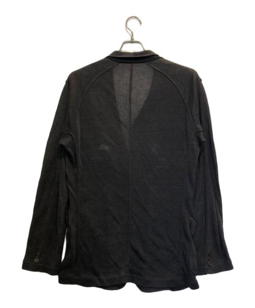 Yohji Yamamoto Costume D’Homme（ヨウジヤマモトコスチュームドオム）Yohji Yamamoto Costume D’Homme (ヨウジヤマモトコスチュームドオム) 2Bリネンジャケット ブラック サイズ:3の古着・服飾アイテム