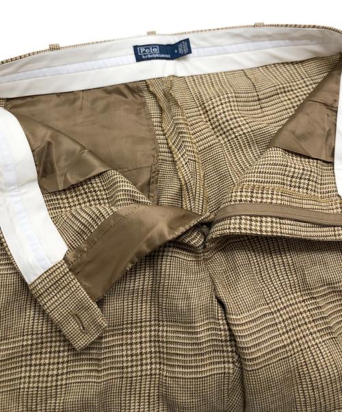 POLO RALPH LAUREN（ポロ・ラルフローレン）POLO RALPH LAUREN (ポロ・ラルフローレン) リネンセットアップ ブラウン サイズ:8(L～Mサイズ相当)の古着・服飾アイテム